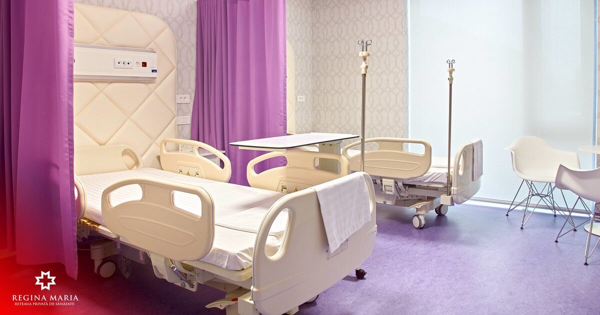Salon din cadrul noului spital REGINA MARIA din Cluj