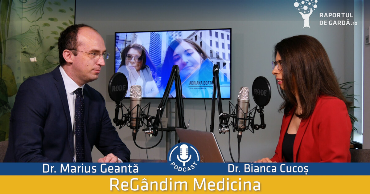 Podcast Raportuldegardă: Biomarkerii în cancerul pulmonar. Dr. Marius Geantă și Dr. Bianca Cucoș
