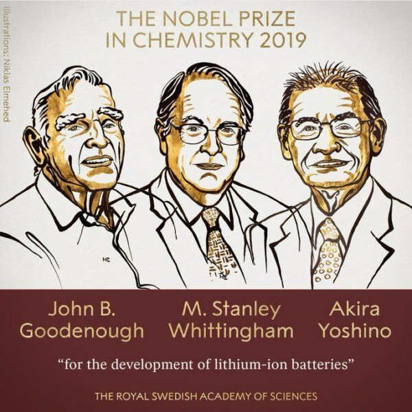 laureați premiu nobel chimie 2019