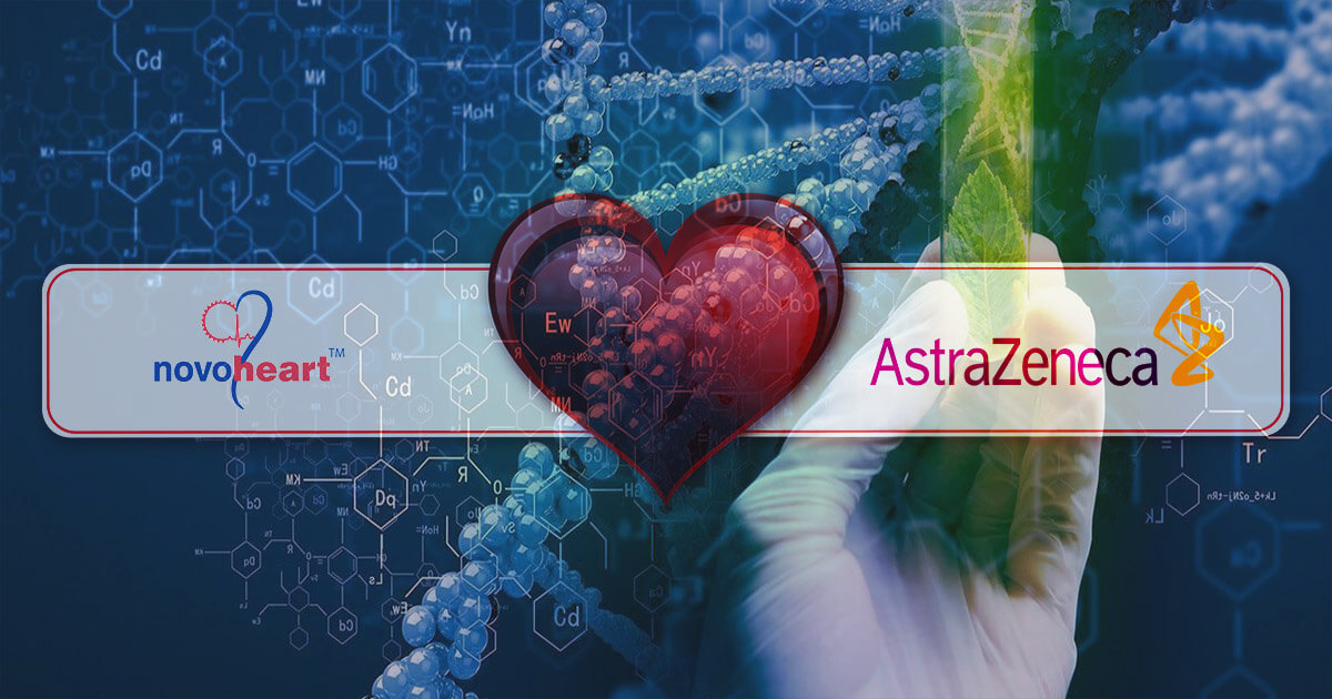 Parteneriat Novoheart și AstraZeneca Human-heart