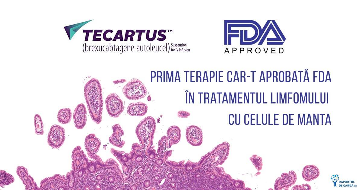 Prima terapie CAR-T aprobată FDA pentru tratamentul limfomului cu celule de manta