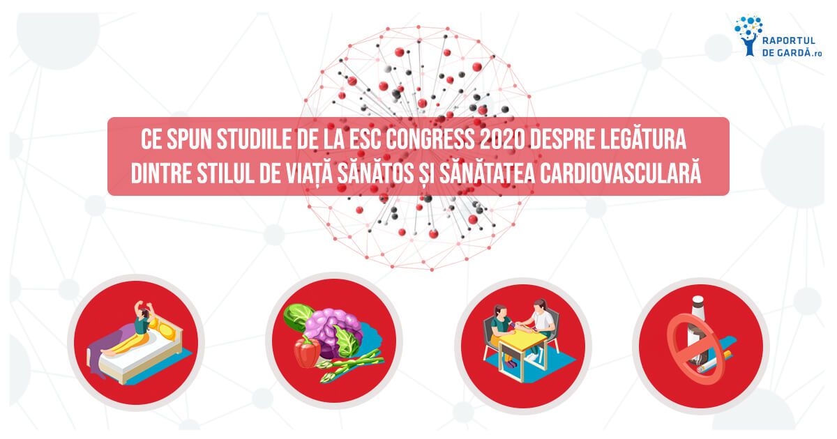 CE SPUN STUDIILE de la ESC Congress 2020 despre legătura dintre stilul de viață sănătos și sănătatea cardiovasculară