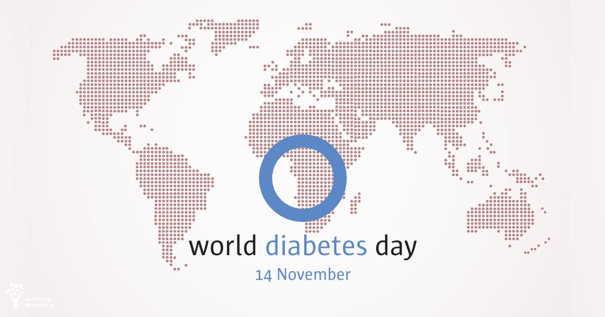 Ziua Mondială a Diabetului. Majoritatea diabeticilor de tip 2 au risc ridicat de infarct sau accident vascular cerebral fatal
