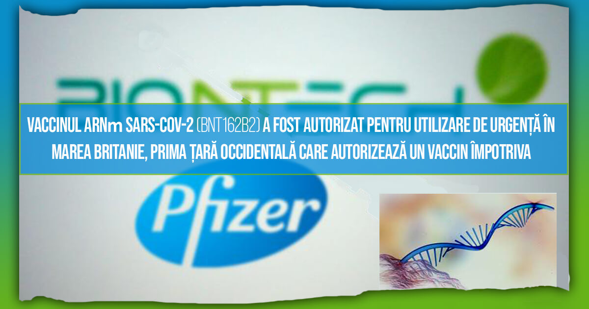 Pfizer și BioNTech primesc autorizare de urgență pentru vaccinul anti COVID-19